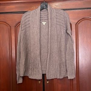 Sonoma Gray Open Cardigan Size Small